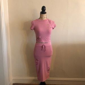 (Pretty in Pink) Two piece set from Fashion Nova